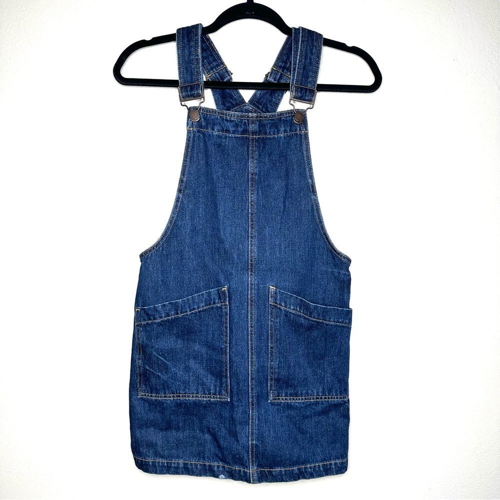 Forever 21 Women’s Denim Overall Dress Small
